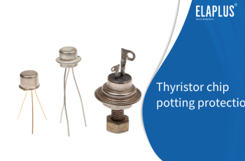 Thyristor chip potting