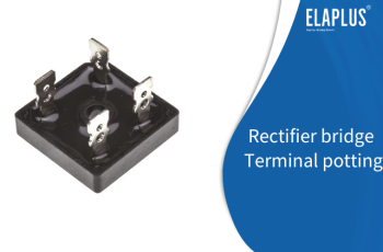 Rectifier bridge terminal potting glue solution